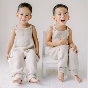 Two 4 yr old Alex Romper - light oatmeal -
Jamie Kay (fits 3-4 yr olds)